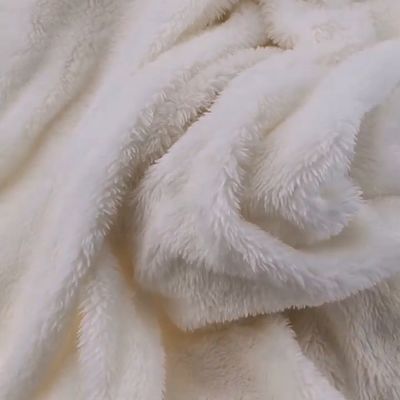 Рынок Великобритании 58/60" Ширина белая полиэстерная шерстяная ткань с плотностью 96F