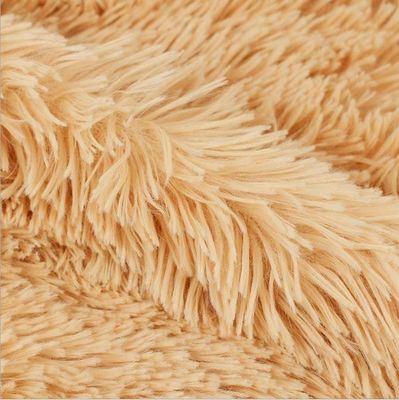 Средняя масса 260GSM Прямая плетённая ПВ Плюш ткань для изготовления игрушек и одежды подкладки
