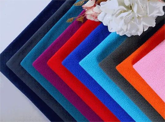 100% полиэстерная микрополярная шерстяная ткань для облицовки капюшоны