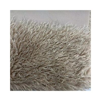 На заказ 100% полиэстерный трикотажный Terry Teddy Fur Velvet Fabric для производства одежды