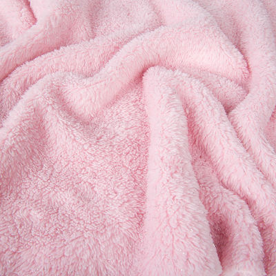 2000м Min Заказ Легкий и прочный дизайн Mirco Sherpa Fleece ткань для одежды