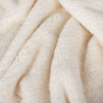 2000м Min Заказ Легкий и прочный дизайн Mirco Sherpa Fleece ткань для одежды