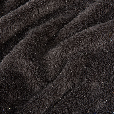 2000м Min Заказ Легкий и прочный дизайн Mirco Sherpa Fleece ткань для одежды