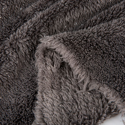 2000м Min Заказ Легкий и прочный дизайн Mirco Sherpa Fleece ткань для одежды