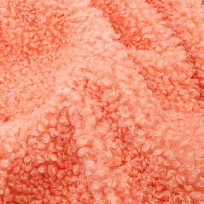Женское пальто 300GSM Teddy Fleece ткань мягкая оболочка индивидуальный цвет 100% полиэстер бесплатные образцы