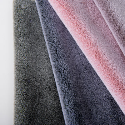 Белая краска цветная печать Mink Rabbit Fur Fabric for Garments 133×100 Плотность и мягкость