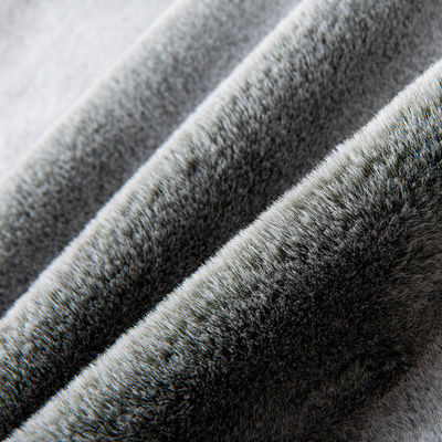 Белая краска цветная печать Mink Rabbit Fur Fabric for Garments 133×100 Плотность и мягкость