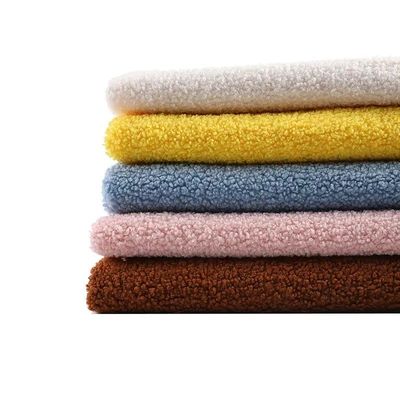 Тедди бархатная ткань для осенней зимы Loungewear и подушки хлопчатобумажные ботинки плюшевая ткань