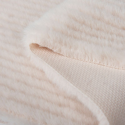 2024 Soft Cut Pile Short Fur Carpet Fabric с индивидуальным дизайном и дизайнерским шаблоном