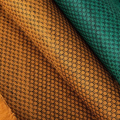 Настраиваемая Jacquard искусственная длинная кожаная ткань с 100% полиэстерным материалом